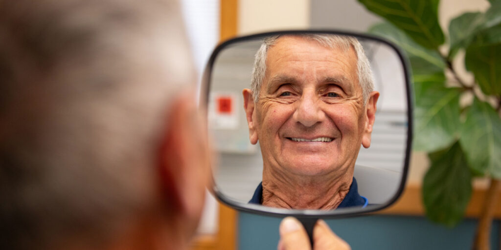 transformative smile with full arch dental implant bridge